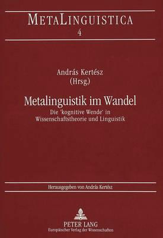 Metalinguistik im Wandel - cover