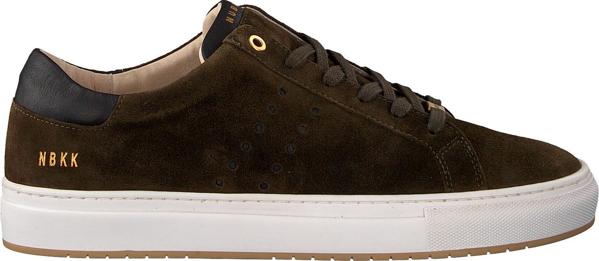 Nubikk Heren Sneakers Pure Suede - Groen - Maat 43 | bol.com