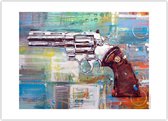 Revolver, Colt Python poster (70x50cm)