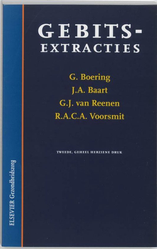 Cover van het boek 'Gebitsextractie / druk 2' van G. Boering