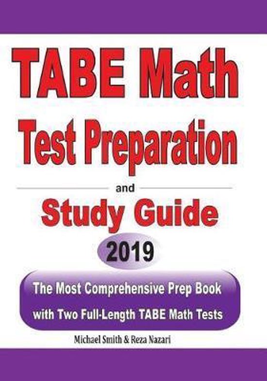 TABE Math Test Preparation and study guide - cover
