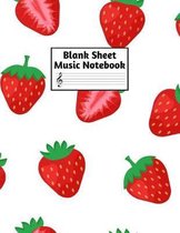 Blank Sheet Music Notebook