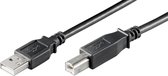 Goobay USB AB 500 LC HiSpeed 2.0, 5m câble USB USB A USB B Noir