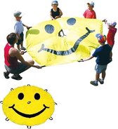 Parachute/dansdoek smiley - 180 centimeter