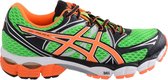 Asics Gel-Pulse 6 - Hardloopschoenen - Mannen - Maat 43.5 - Groen/Zwart/Oranje