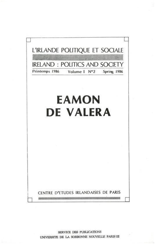 Monde anglophone - Eamon de Valera