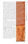 Twee Aboriginals met oranje doeken, beschilderd met witte verf, dansend tijdens een festival.
