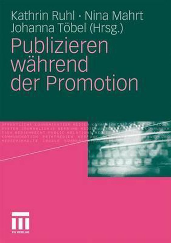 Publizieren Während Der Promotion - cover