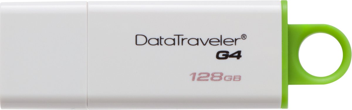 Kingston DataTraveler Generation 4 128GB - USB-Stick / Wit