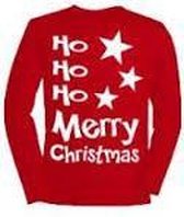 T Shirt met opdruk Ho Ho Ho Merry Christmas