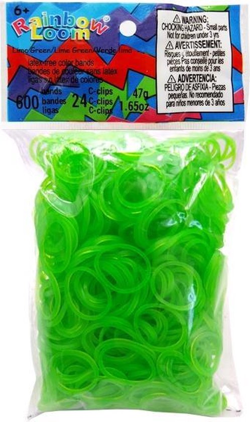 Alle kleuren regenboog - Loom elastiekjes kopen? | Korting tot 62