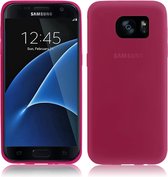 Xssive TPU Back Cover Case voor Samsung Galaxy S7 Edge G935 Transparant Pink