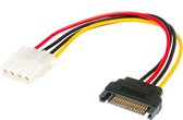 Akasa SATA to 4pin Molex adapter 15pin SATA 4pin Molex Multi kleuren kabeladapter/verloopstukje