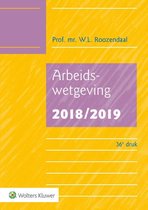 Boek cover Arbeidswetgeving 2018/2019 van W.L. Roozendaal (Paperback)