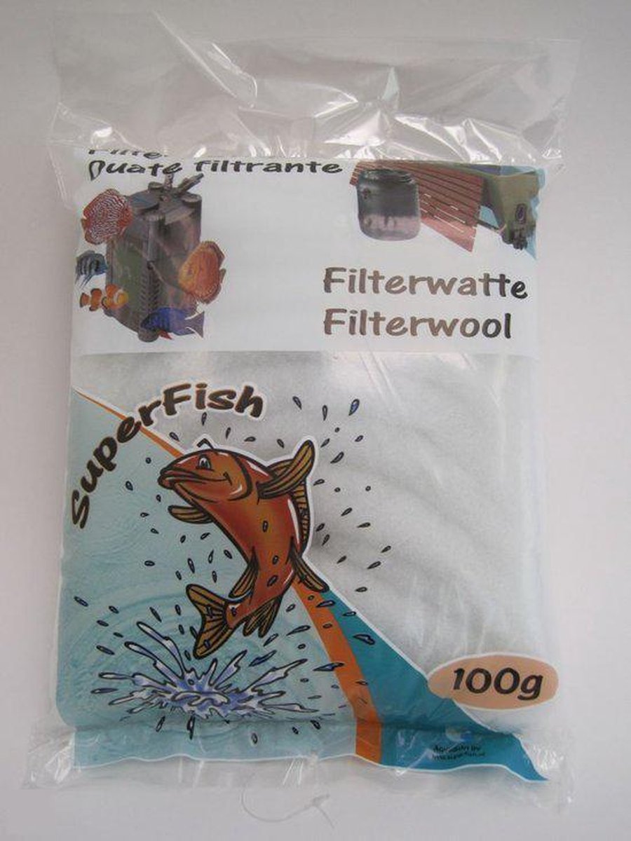 Superfish filterwatten wit - 250 gr