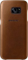 Samsung Lederen Cover voor Samsung Galaxy S7 Edge - Goud leder