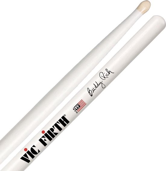 Foto: Vic firth sbr buddy rich signature paar drumstokken hickory