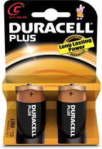 Duracell C Plus Alkaline 1.5V niet-oplaadbare batterij