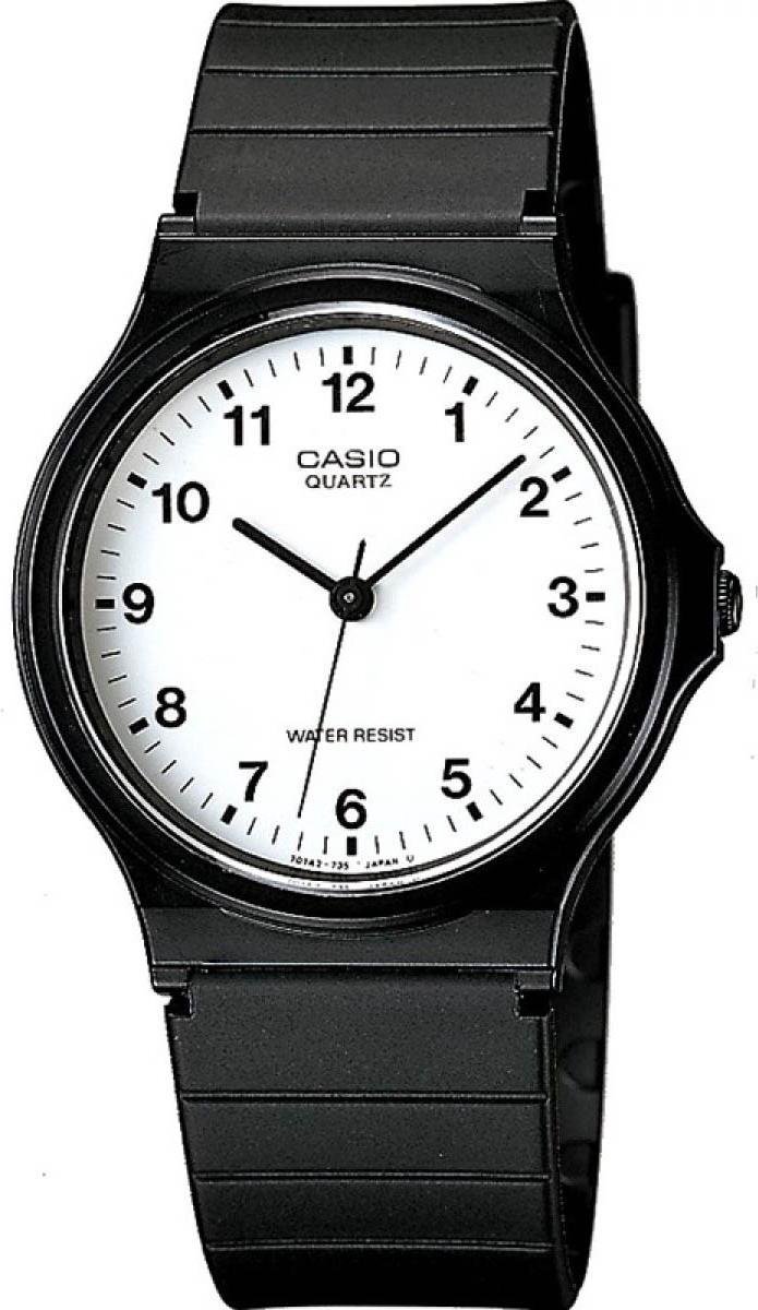 Casio MQ24-7BLCK - Horloge -Kunststof - Zwart - 38 mm