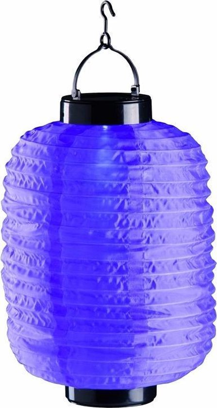 Lampion solaire LED 20 x 55 cm - Violet