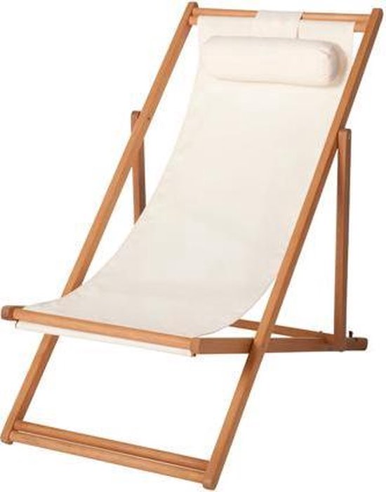 Strandstoel polyester hout - |