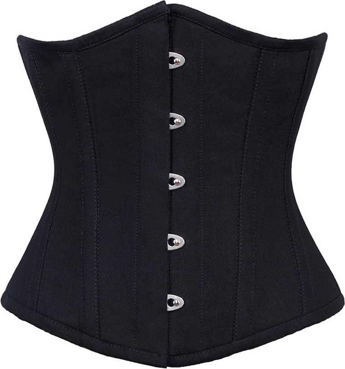 Attitude Corsets - Ohaia Underbust korset - Taille, 36 inch - Zwart