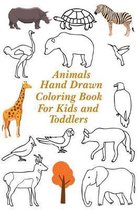 Animals Hand Drawn Coloring Book for Kids & Toddlers