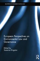 Routledge Research in EU Law- European Perspectives on Environmental Law and Governance