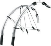 Sks Spatbord Set Raceblade Long Kunststof Zilver 28inch 25mm