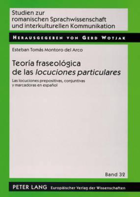 Teoría fraseologica de las locuciones particulares - cover