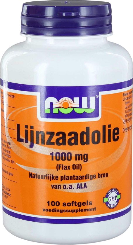 VitOrtho Now Lijnzaadolie 1000 mg tabletten 100 st