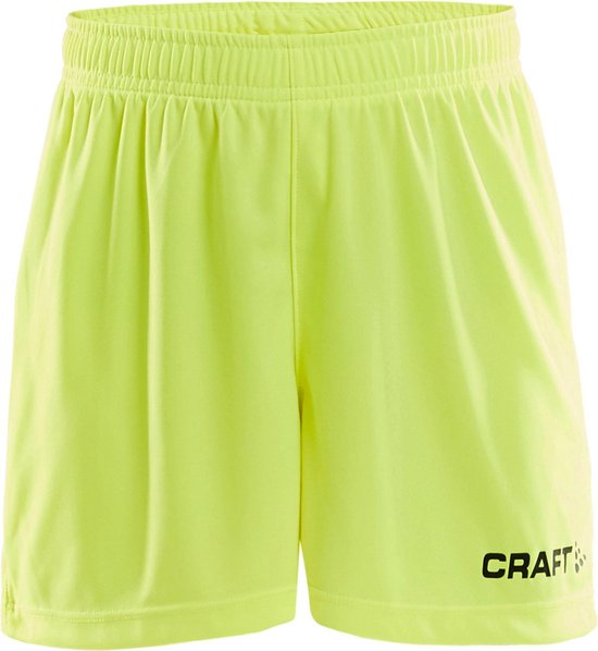 Craft Squad Keepersshort Sportbroek - Maat 158  - Unisex - Geel