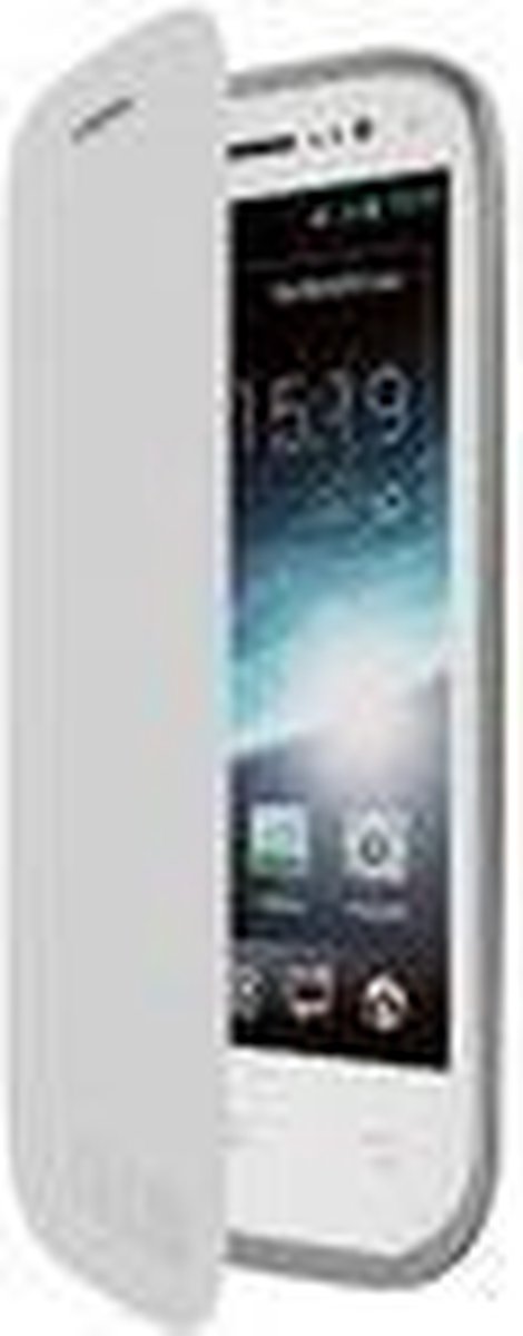 Wiko booklet tasje - wit - voor Wiko Cink Slim 2