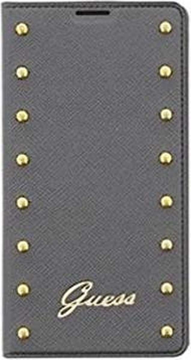 !Guess Studded Samsung Galaxy S5 Folio Case Silver