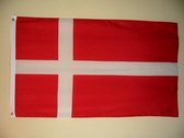Deense vlag van Denemarken 90 x 150 cm