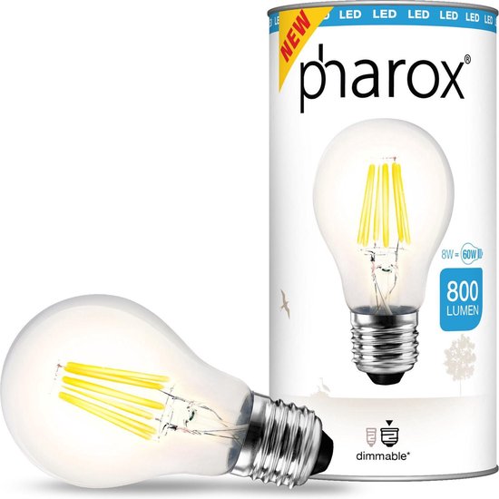 Lemnis Pharox Pharox LED lamp helder E27 8W 800 lumen | bol.com
