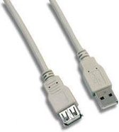 Techtube Pro - USB 2.0 Verlengkabel - Grijs - 1.8 meter