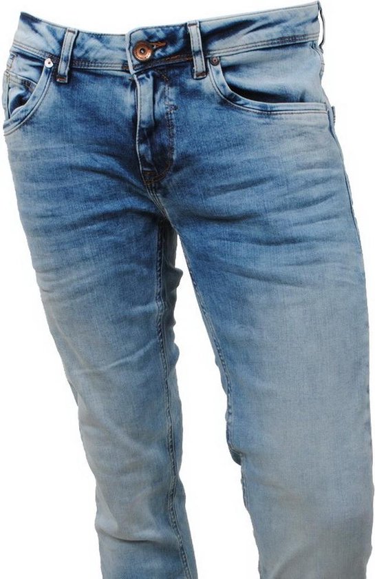 streepje Dinkarville klok Cars Jeans - Heren Jeans - Slim Fit - Stretch - Lengte 36 - Blast - Stone  Fancy Used | bol.com