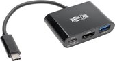 Tripp Lite U444-06N-H4UB-C video kabel adapter 0,1524 m USB C USB C + USB A + HDMI Zwart