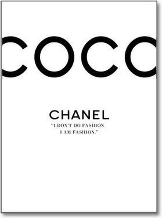 Affiche Coco Chanel : La plus belle couleur