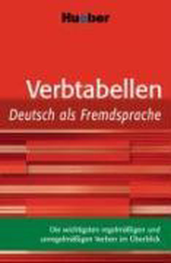 Verbtabellen Deutsch als Fremdsprache - cover