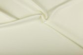 Texture/polyester stof - Gebroken wit - 25 meter