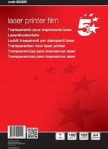 5 Star OHP A4 overheadsheets voor zwart/wit laserprinters
