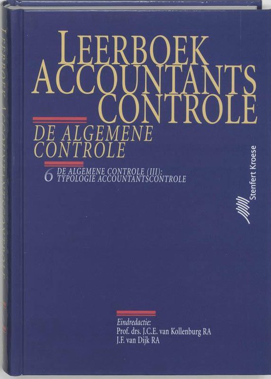 Cover van het boek 'Leerboek accountantscontrole / de algemene controle / druk 2'