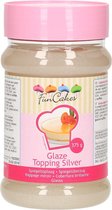 FunCakes Glaze Topping Zilver 375g