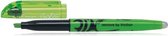 Pilot Frixion Lightgroene Markeerstift - Uitwisbare Highlighter - Schrijfbreedte 1 – 4 mm