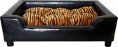 Topmast Hondenbank Leatherlook zwart 79x54x25cm