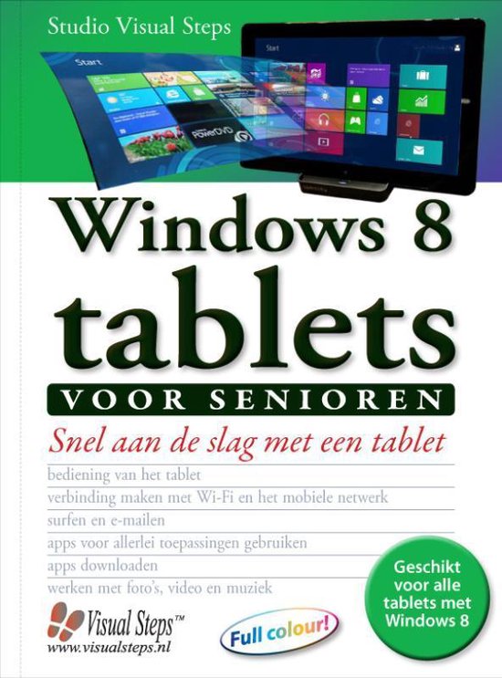 Cover van het boek 'Windows 8 tablets voor senioren'