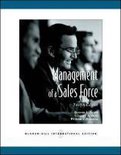 Management of a Sales Force (Int'l Ed)