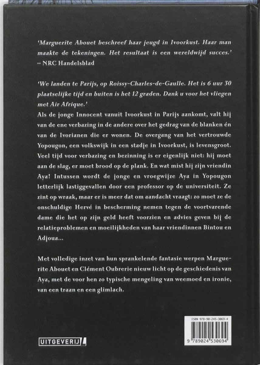 Aya uit Yopougon 4 - back cover